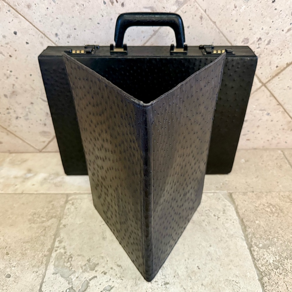Vintage Ostrich Briefcase - Picture 3 of 8